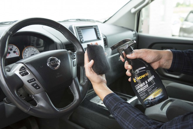 Hand cleaning tire - representing retail cleaning products